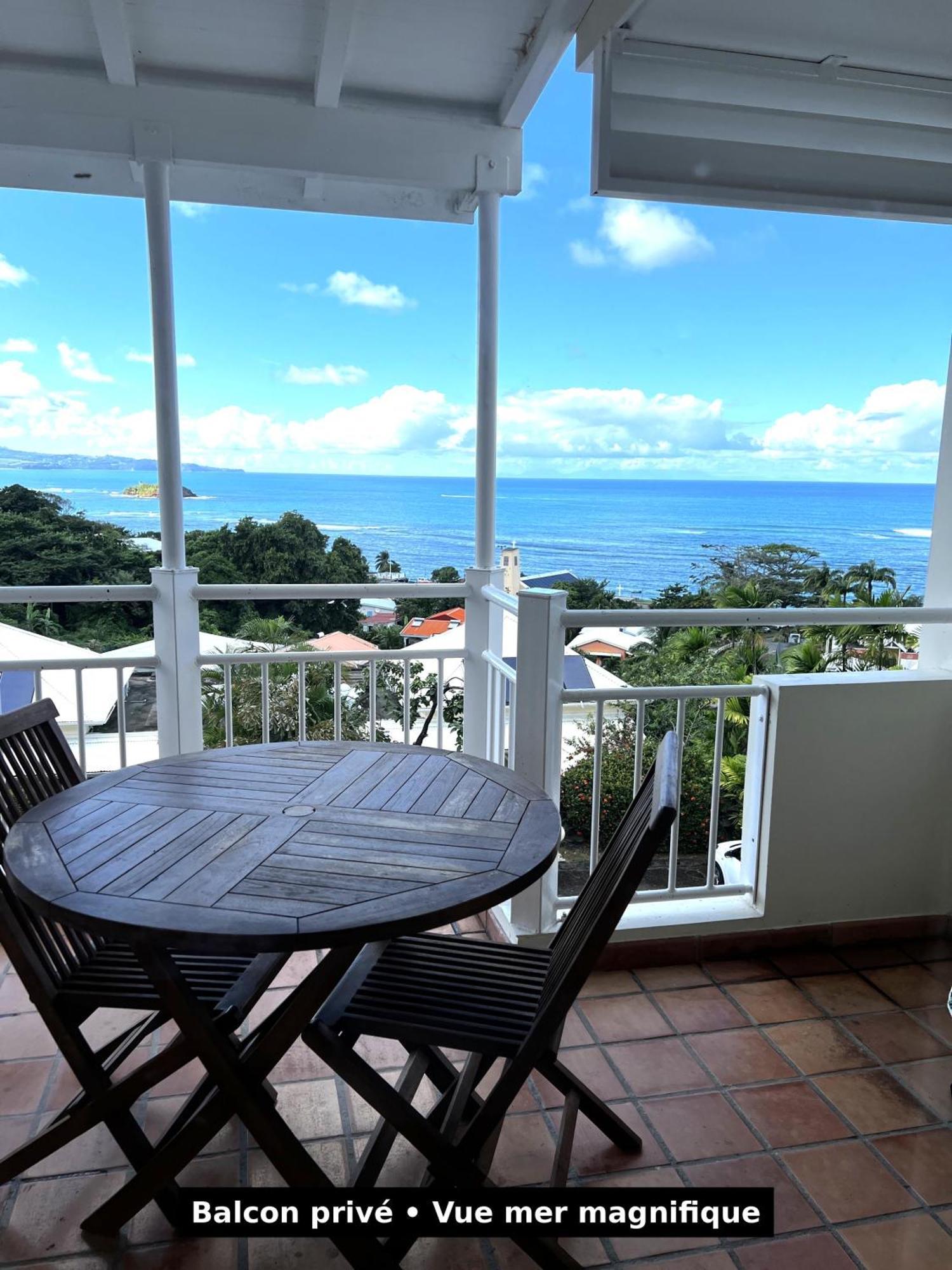 Ananas Premium - Sejour Detente T2 Vue Mer Avec Balcon Prive A Tartane La Trinite Luaran gambar